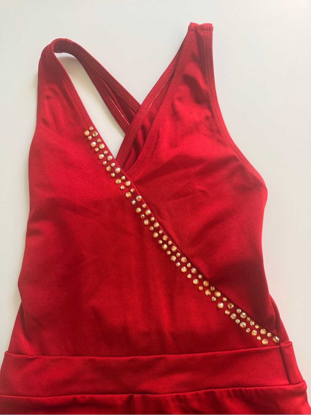 The Lineup Red Marlayna Unitard Women’s Small